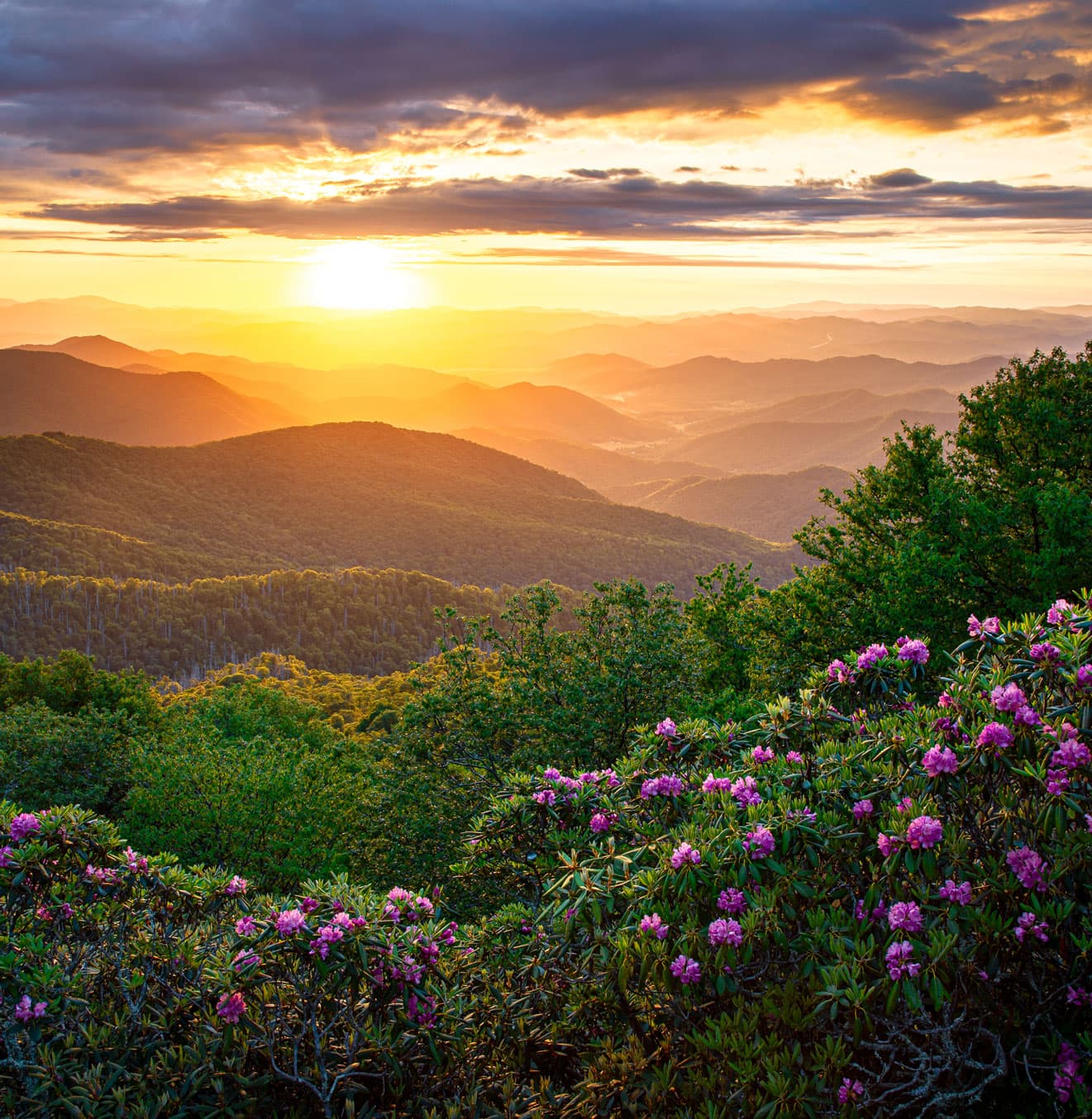 Sunset Mountain scenic view