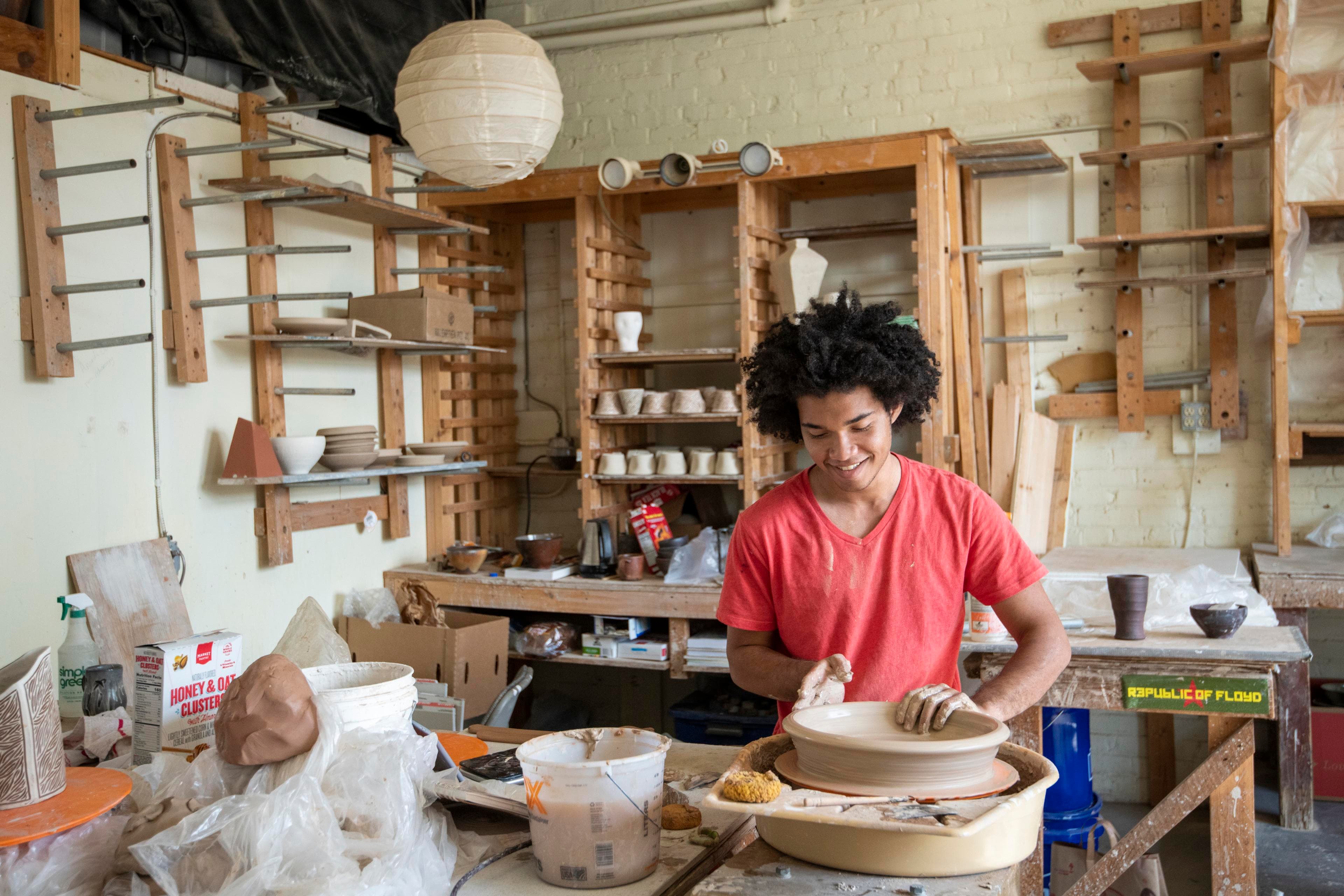 The Arts Clayspace Co-Op in the River Arts District / Photo: Krista Rossow