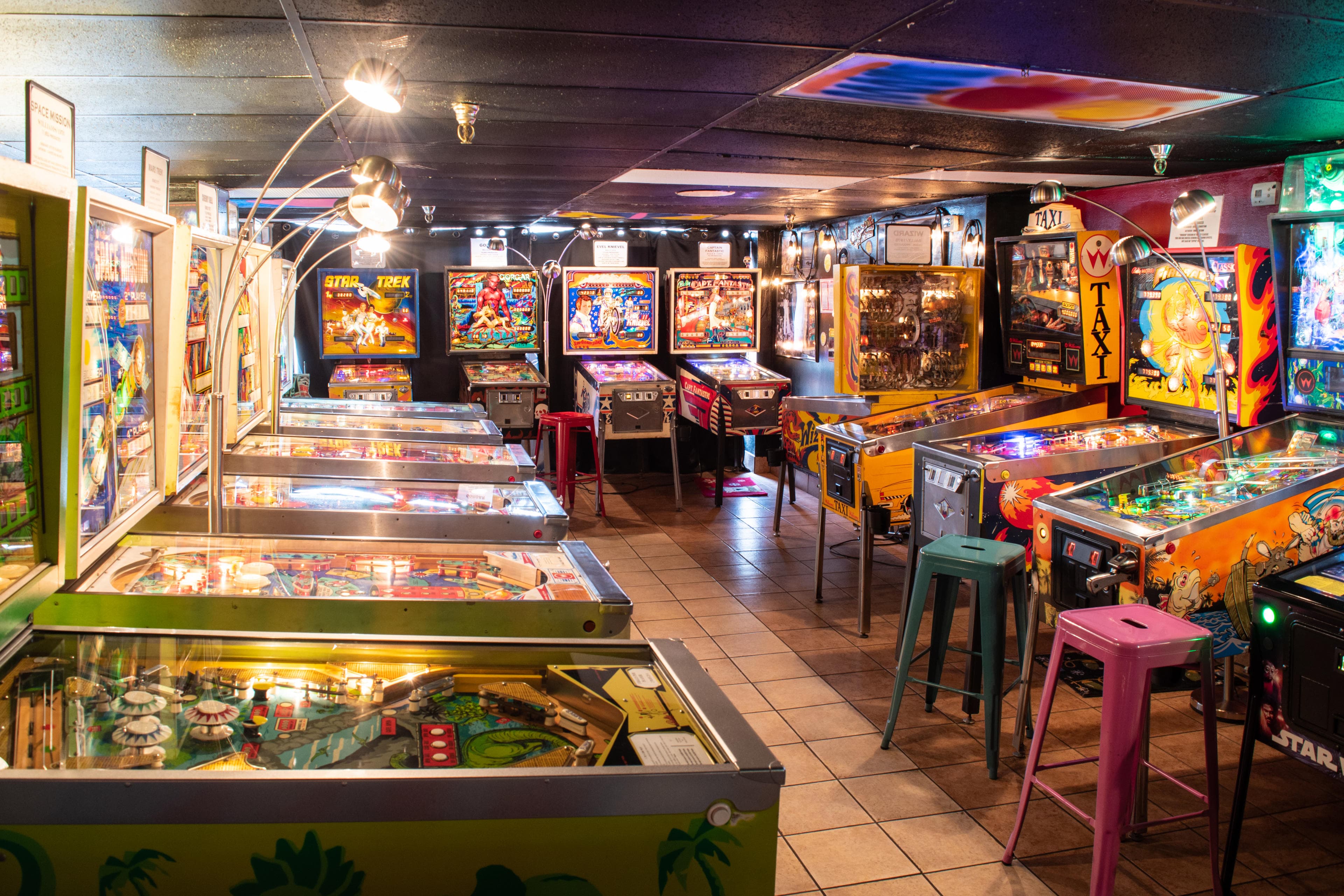 Indoor Games & Entertainment Asheville Pinball Museum / Photo: Jason Tarr