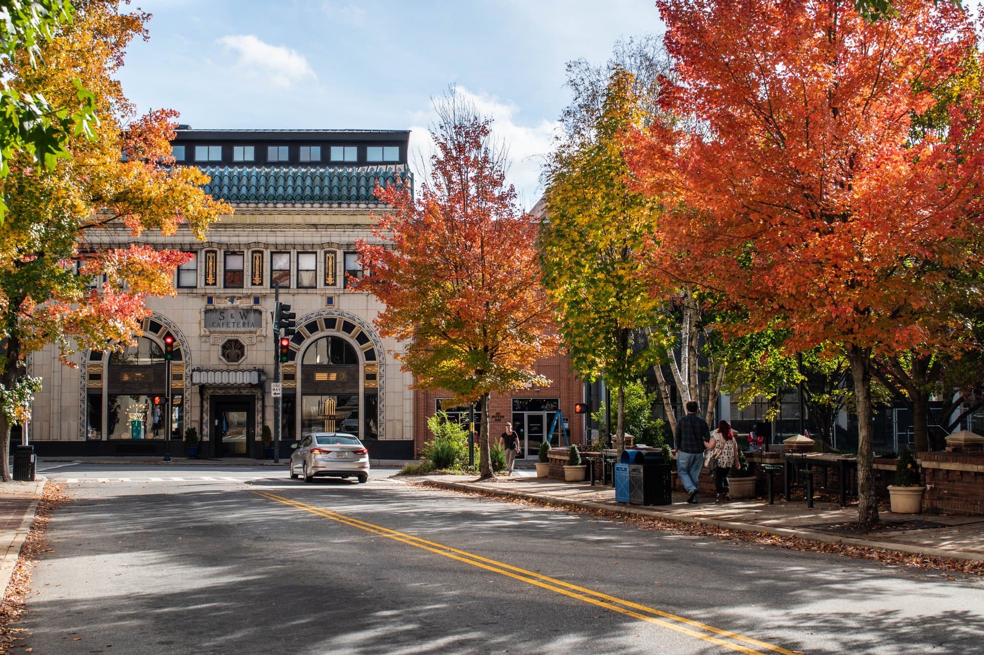 Asheville Urban Trail S&W Cafeteria in Fall