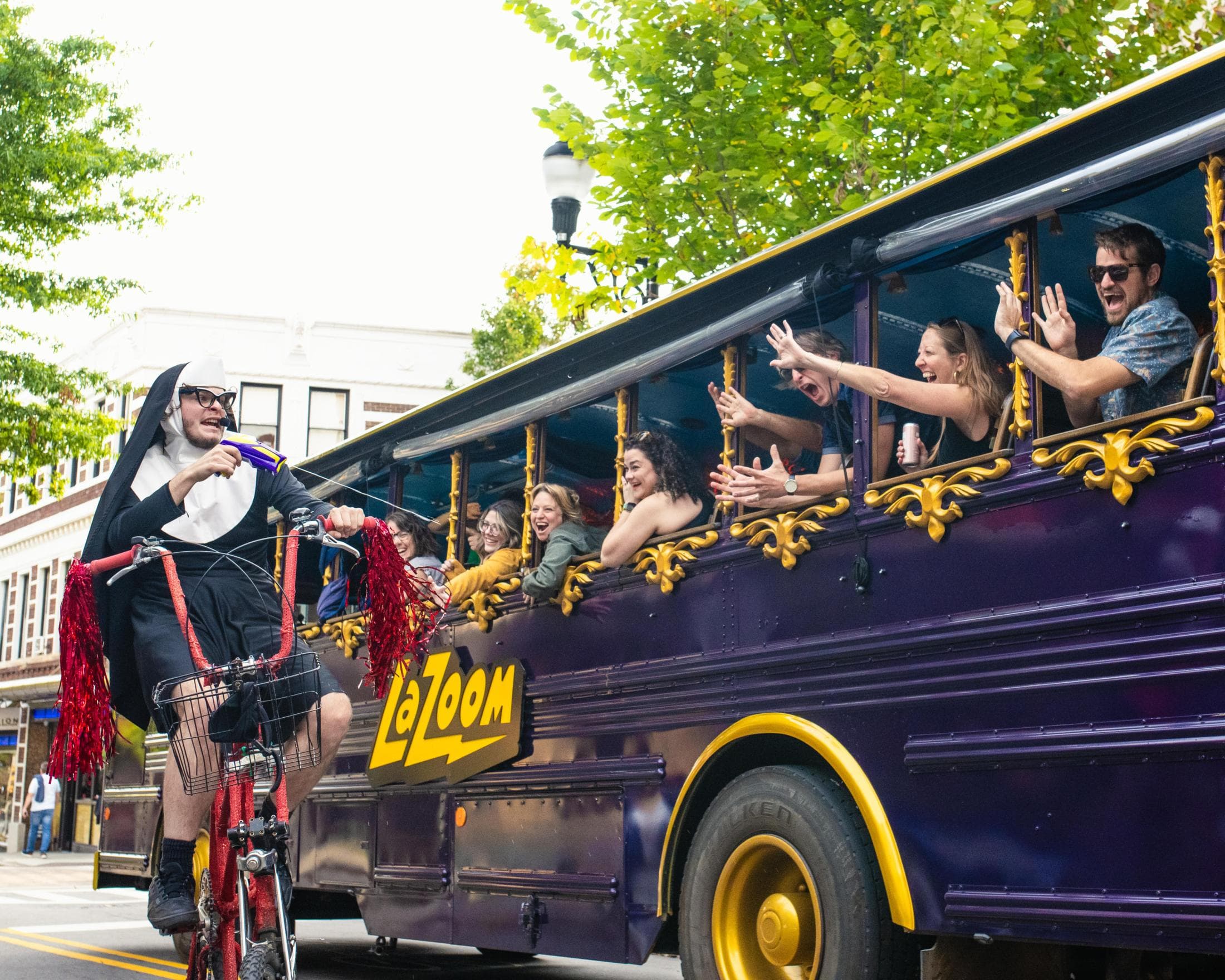8 Great Asheville, NC Tours for Spring LaZoom Comedy Bus Tours / Photo: Stephan Pruitt