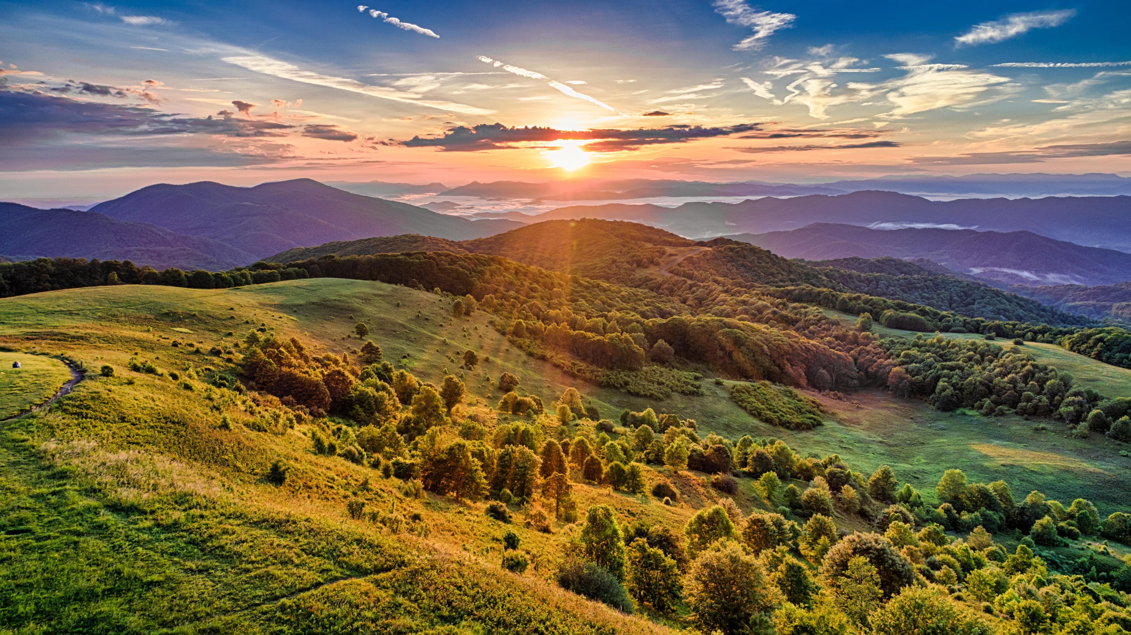 Top Sunset Spots in Asheville, N.C. Max Patch near Asheville, NC