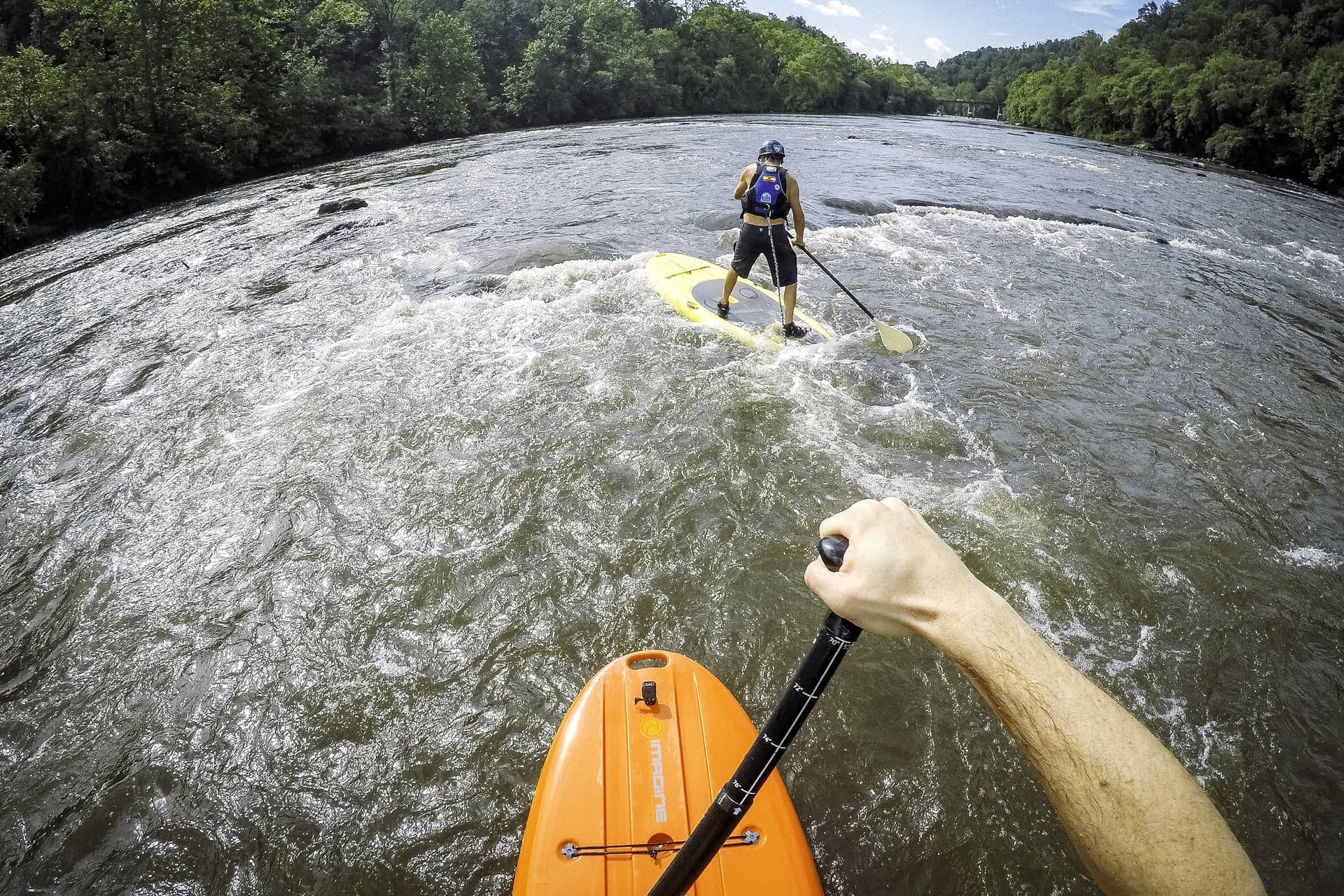 6 Top Guided Adventures in the Asheville Area Whitewater SUP