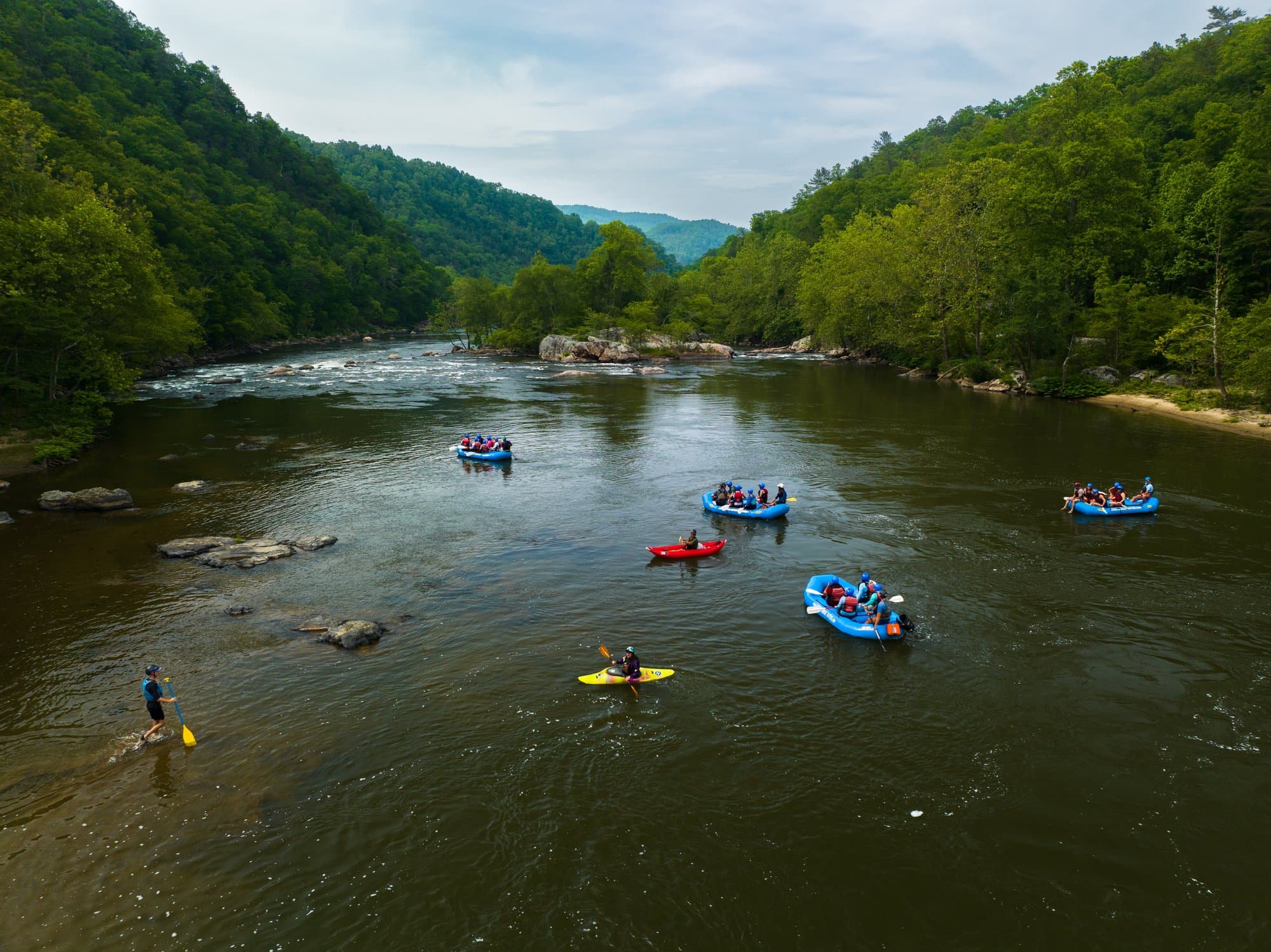 Water Sports Rafting on the French Broad River / Photo: Chris Burkard