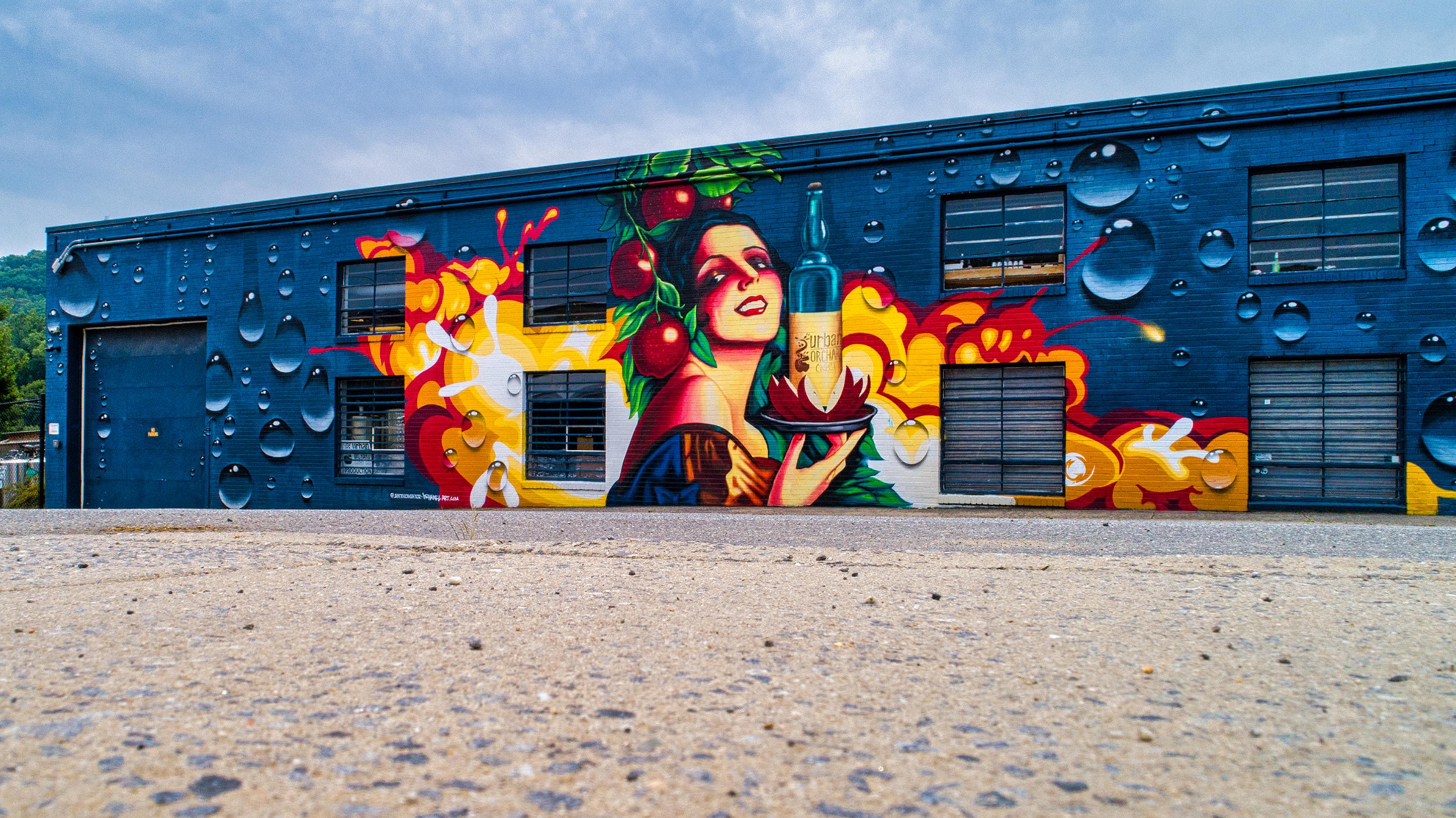 Buxton 24 Mural at Urban Orchard Cider Co.