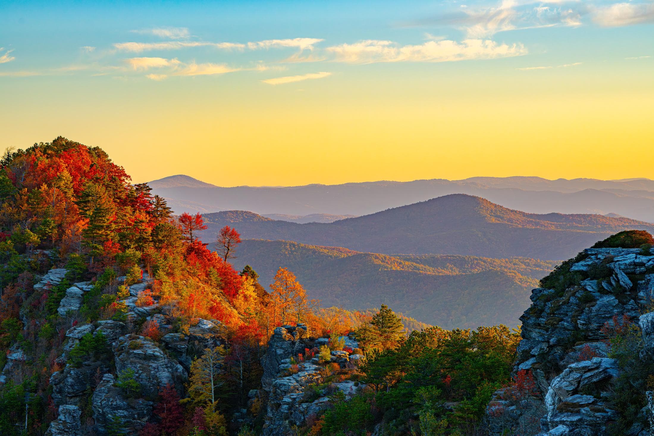 Fall Color near Asheville by Leslie Restivo Fall Color near Asheville by Leslie Restivo