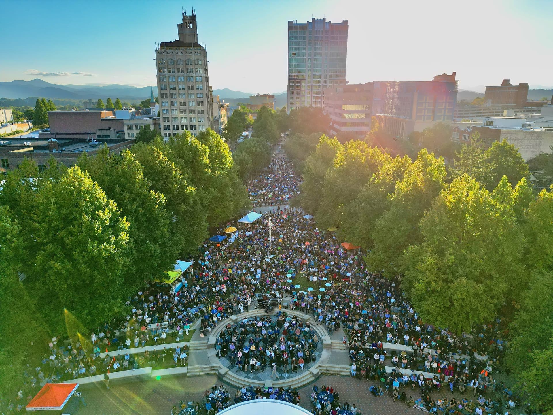 Concert in Downtown Asheville Concert in Downtown Asheville