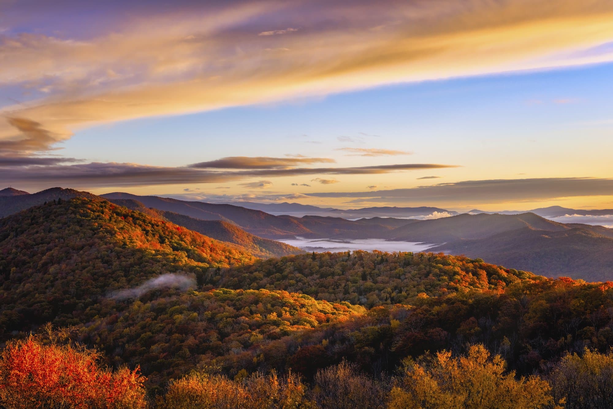 Fall in Love With Asheville Graveyard Fields in the fall / Photo: Luke Sutton