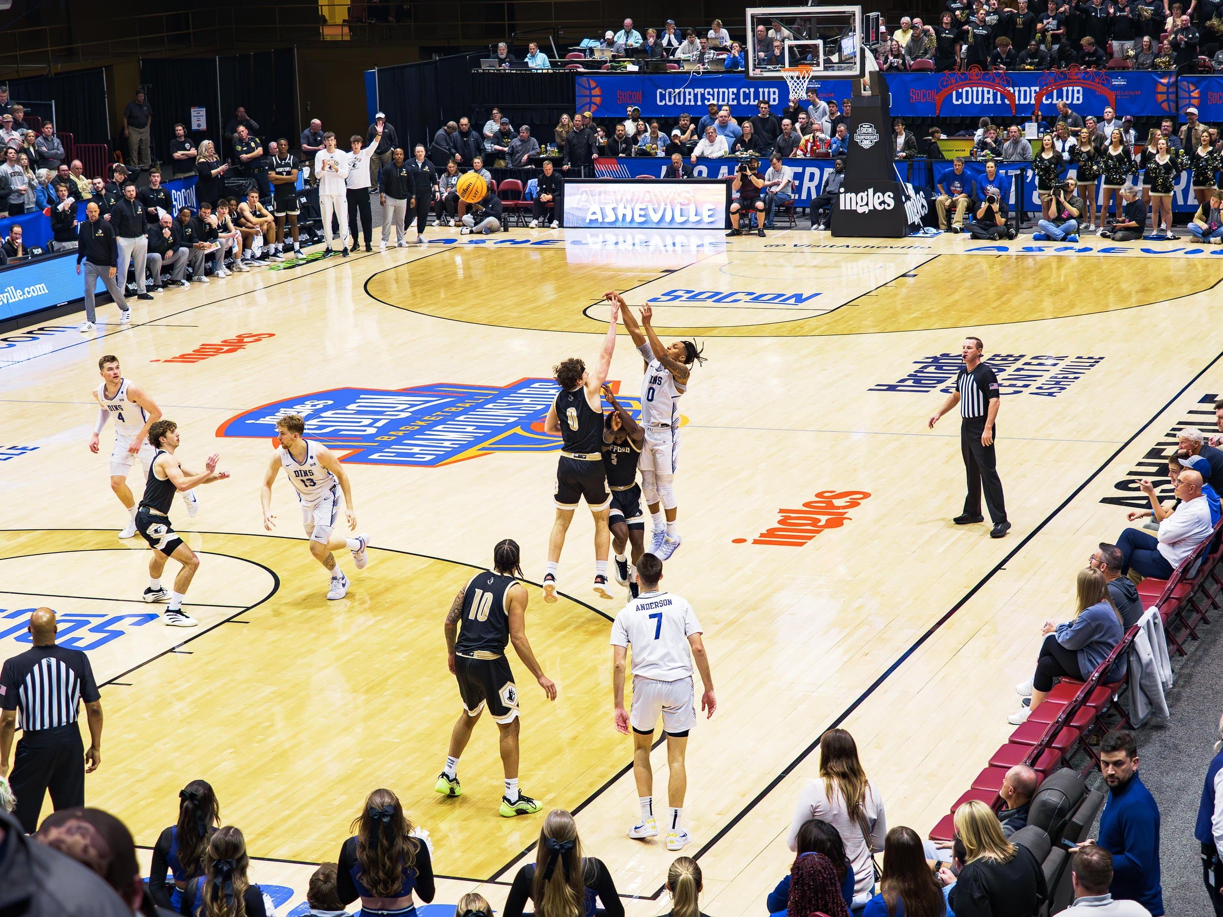 Asheville is a Great Place for Sports Fans SoCon Basketball Championship - Furman vs. Wofford