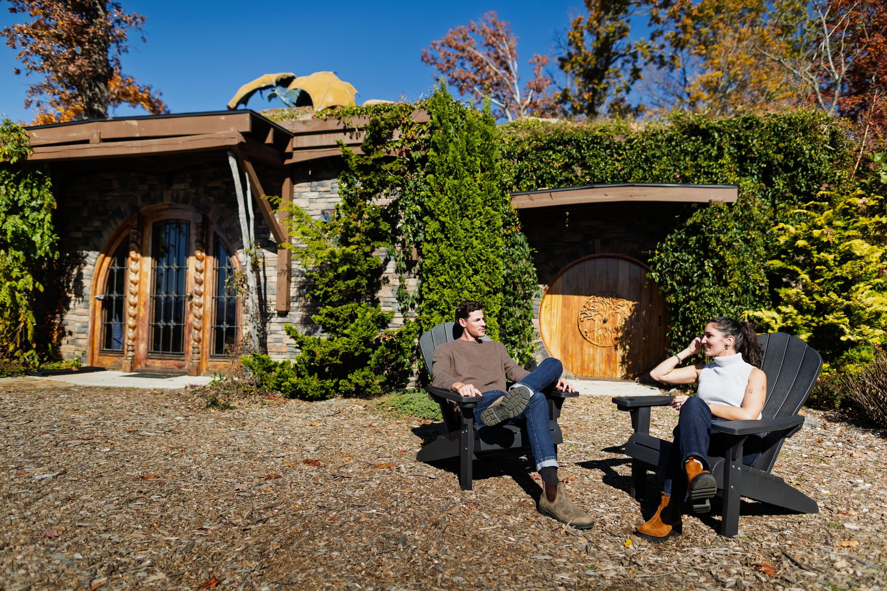11 Wonderfully Unique Vacation Rentals for Your Asheville Base Camp Dragon's Knoll at Earth & Sky Dwellings | Photo: Tommy Penick