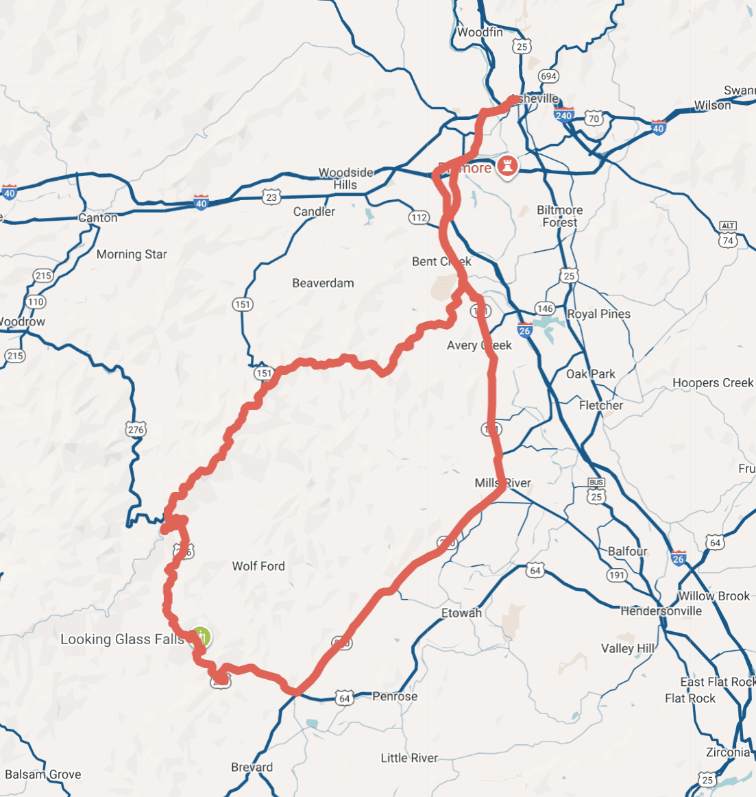 Scenic Drive Map Scenic Drive Map