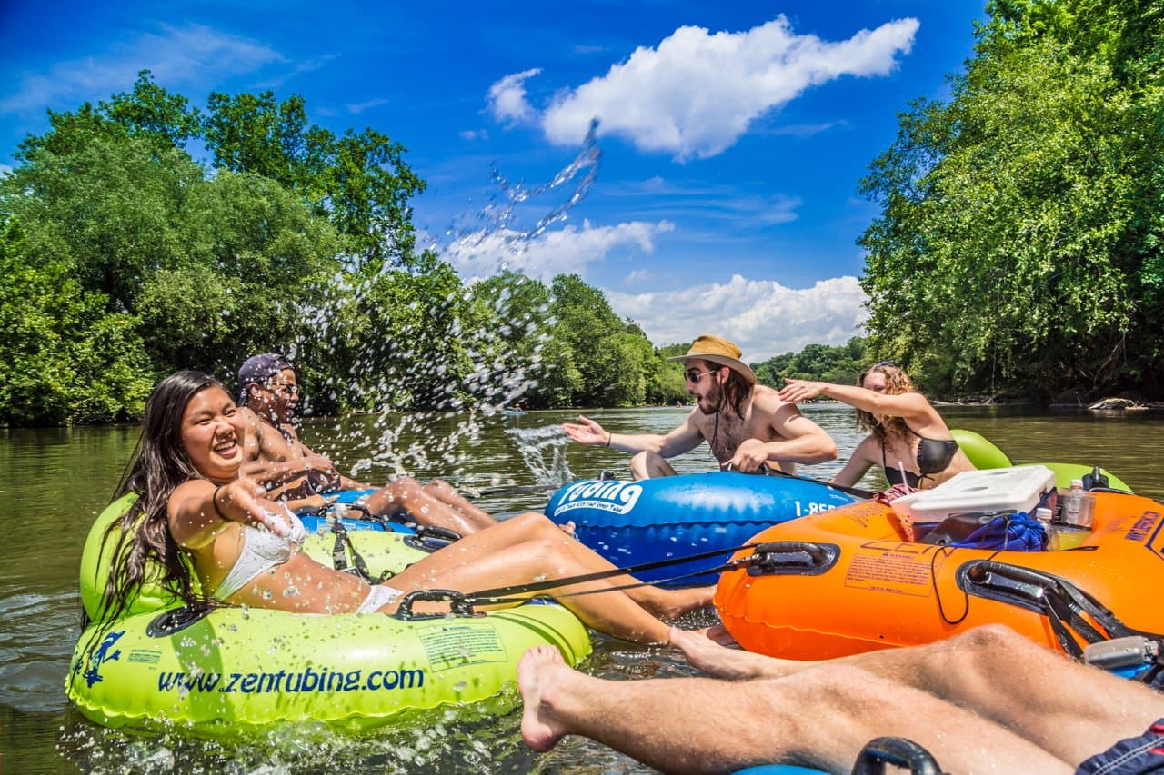 Zen Tubing on the French Broad Zen Tubing on the French Broad